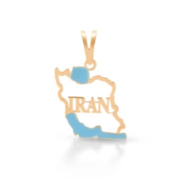 آویز گردنبند طلا زنانه ایران