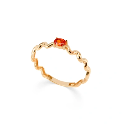 انگشتر طلا نگین دار GR0451