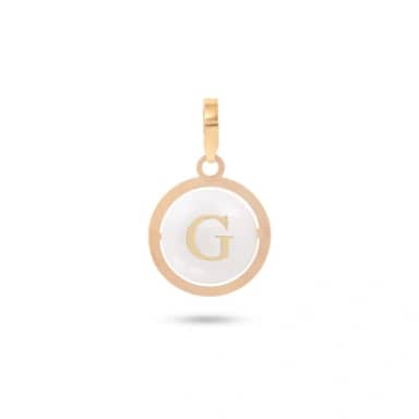 آویز گردنبند طلا زنانه حرف G