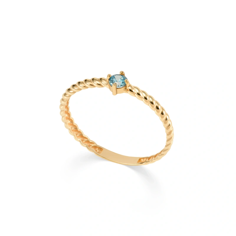انگشتر طلا نگین دار GR0455