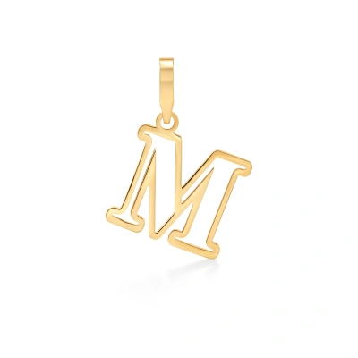 آویز گردنبند طلا حرف M کد GP0474