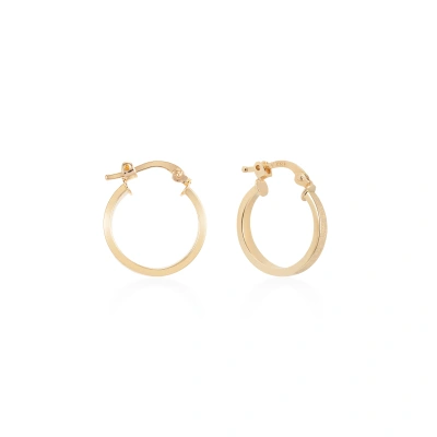 گوشواره طلا حلقه ای طرح نقش ورساچه GE0202
