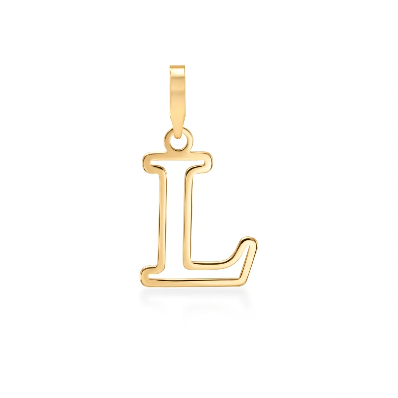 آویز گردنبند طلا حرف L کد GP0473