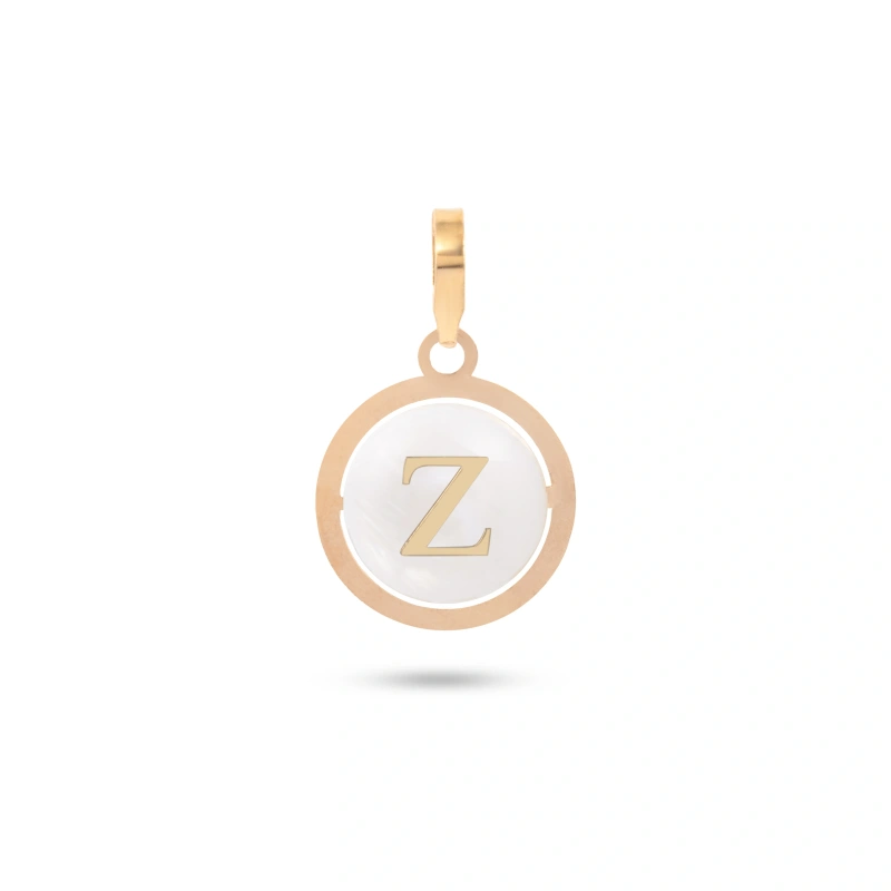 آویز گردنبند طلا زنانه حرف Z