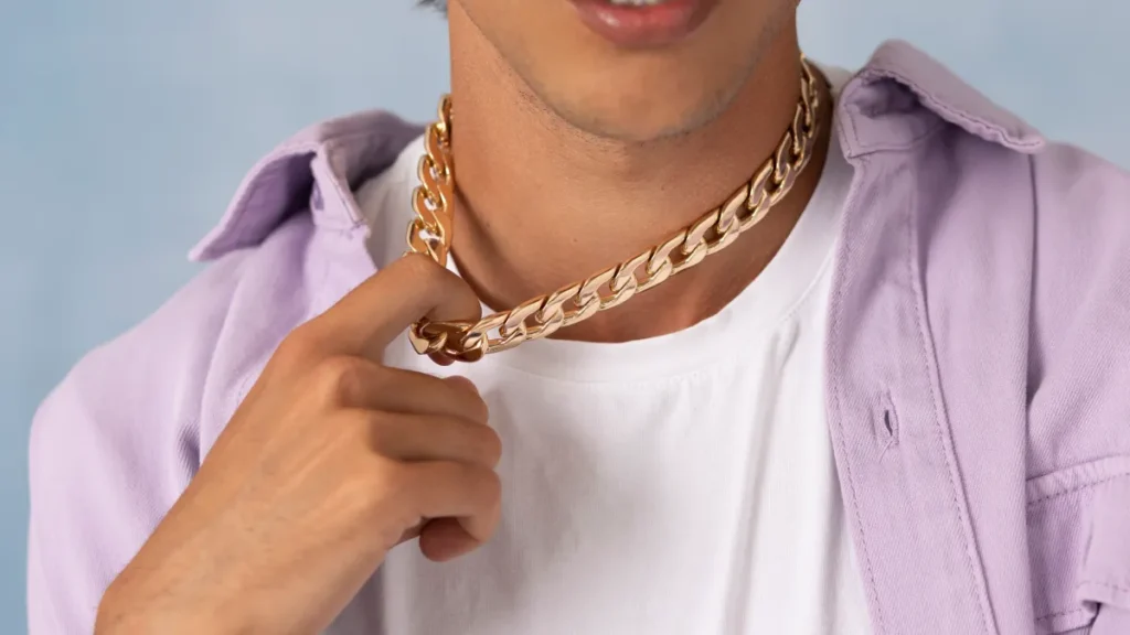 سایز گردنبند مردانه