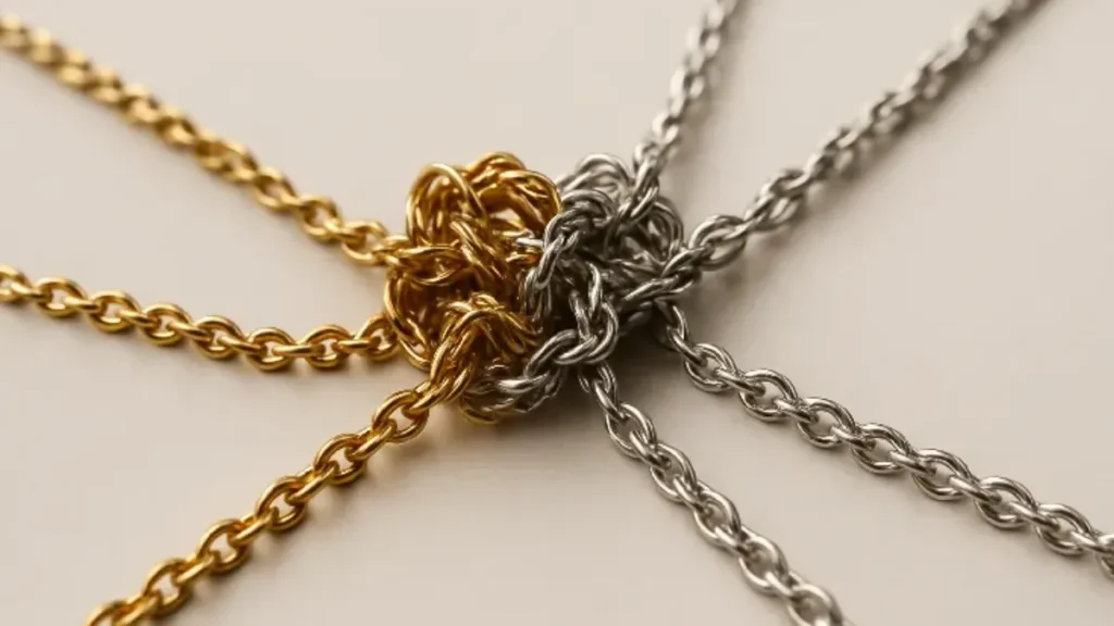 باز کردن گره گردنبند طلا