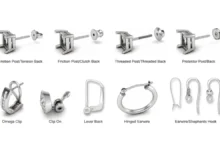 انواع قفل گوشواره طلا