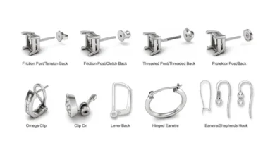 انواع قفل گوشواره طلا