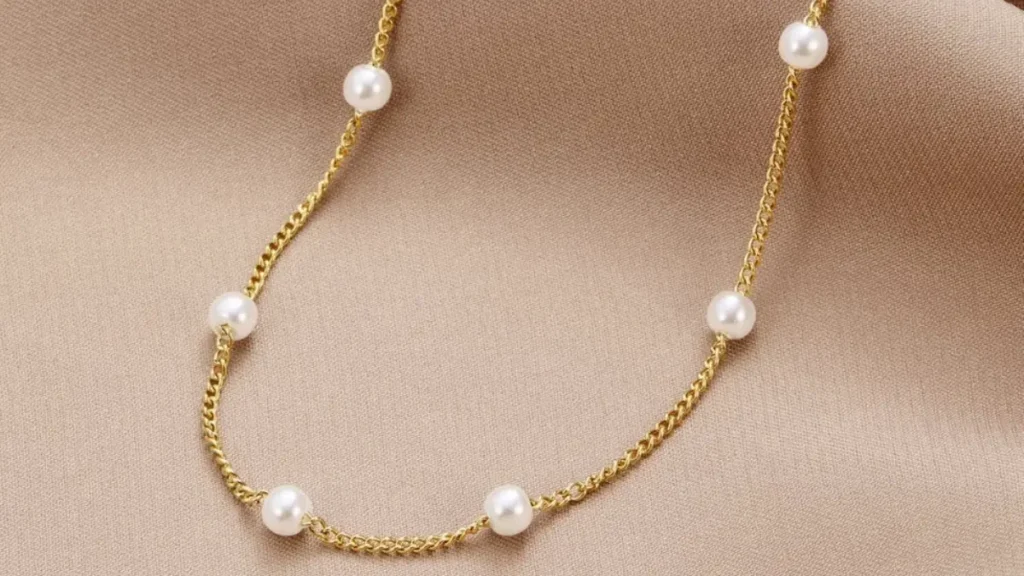 ترکیب طلا و مروارید پرورشی